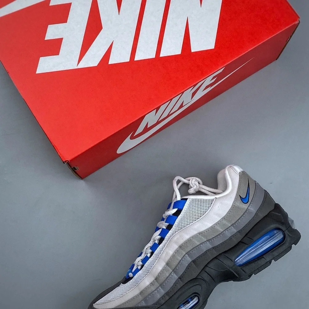 Nike Air Max 95 OG Blue Spark IM7410-100 Men's Comfort Shoes